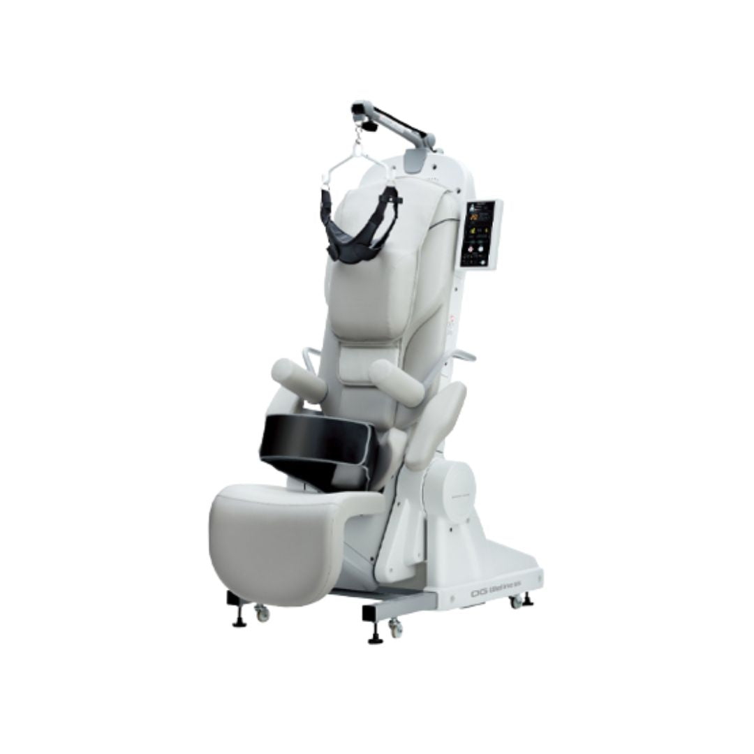 OG Wellness ORTHOTRAC LASEDIA OL-6600 cervical and lumbar traction unit for medical spinal therapy, shown in the image.