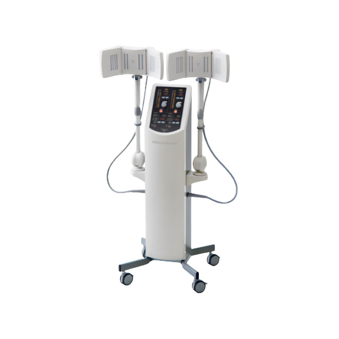 OG Wellness Micro Therma ME-9150 microwave therapy device with digital display and ergonomic design.