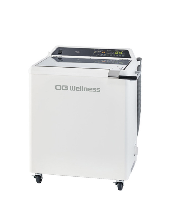 OG Wellness Hydro Pacmel PX-350 hot pack heating unit with digital control display and ergonomic design for therapeutic heat therapy.