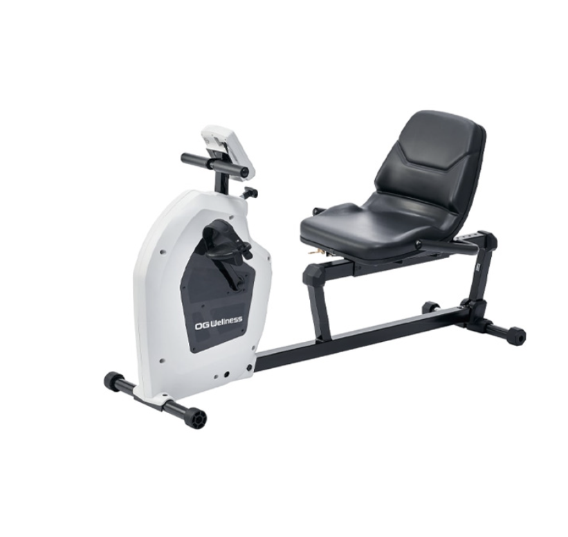 Screenshot of OG Wellness Medergo EM-405 rehabilitation exercise equipment showing control panel and interface.