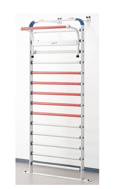 OG Wellness shoulder ladder and stall bar for upper limb rehabilitation, featuring GH-351, GH-350, and GH-290 models.
