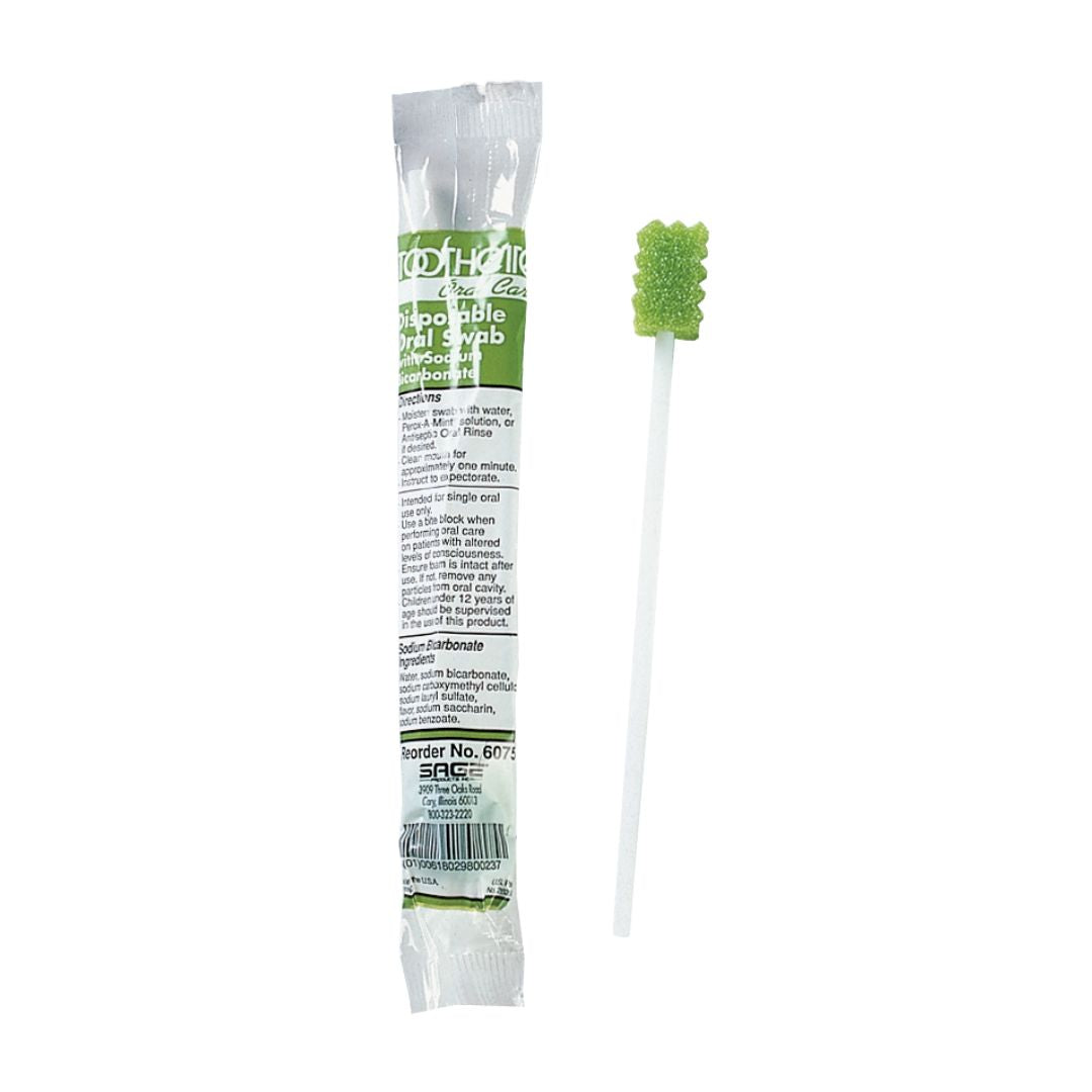 Toothette Plus Oral Swab Untreated - Individually Wrapped (X800)
