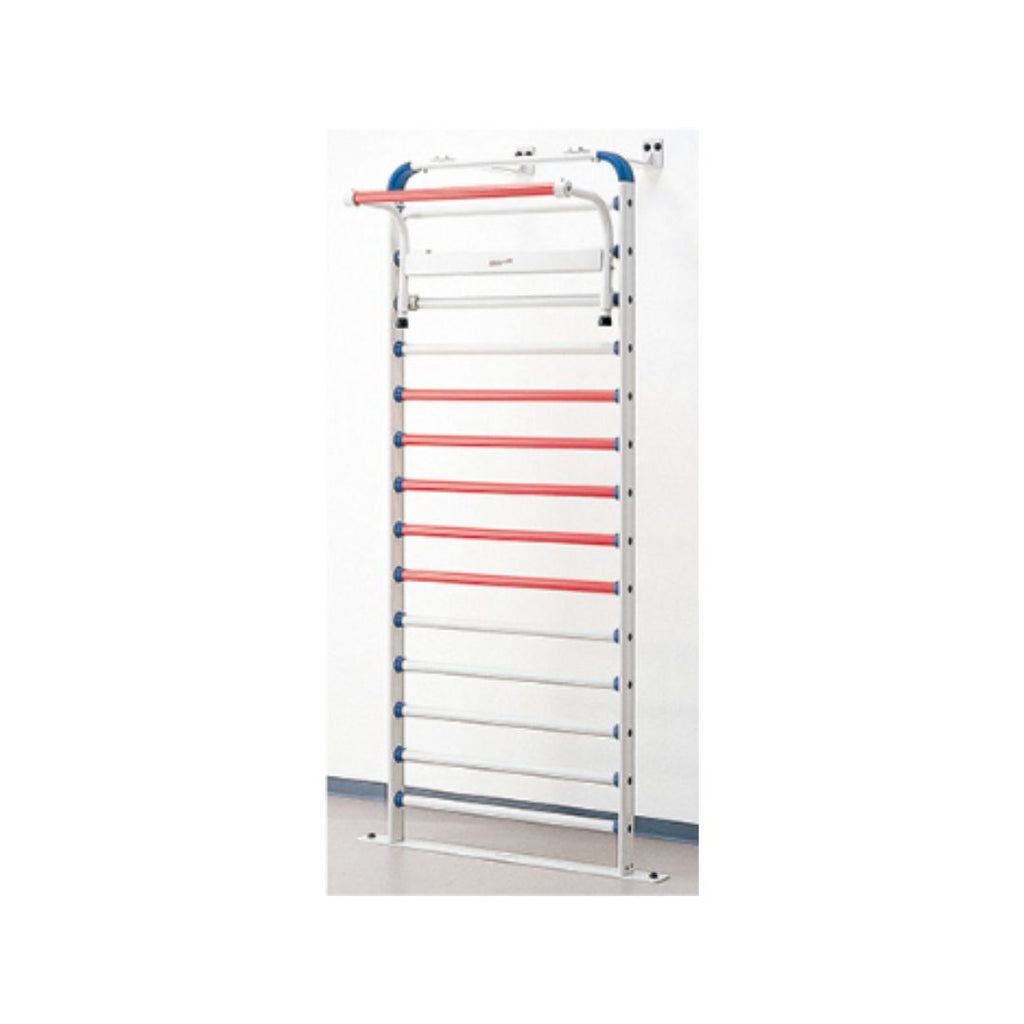 OG Wellness shoulder ladder and stall bar for upper limb rehabilitation, featuring sturdy metal bars for therapeutic exercises.