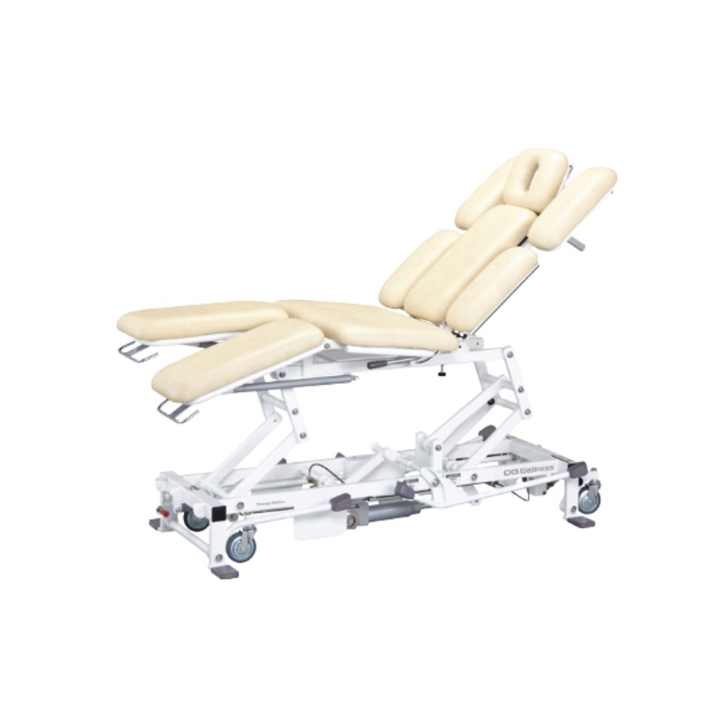 OG Wellness Treatment Table UA-740 / UA-790, sturdy medical treatment table with adjustable height and padded surface for patient comfort.