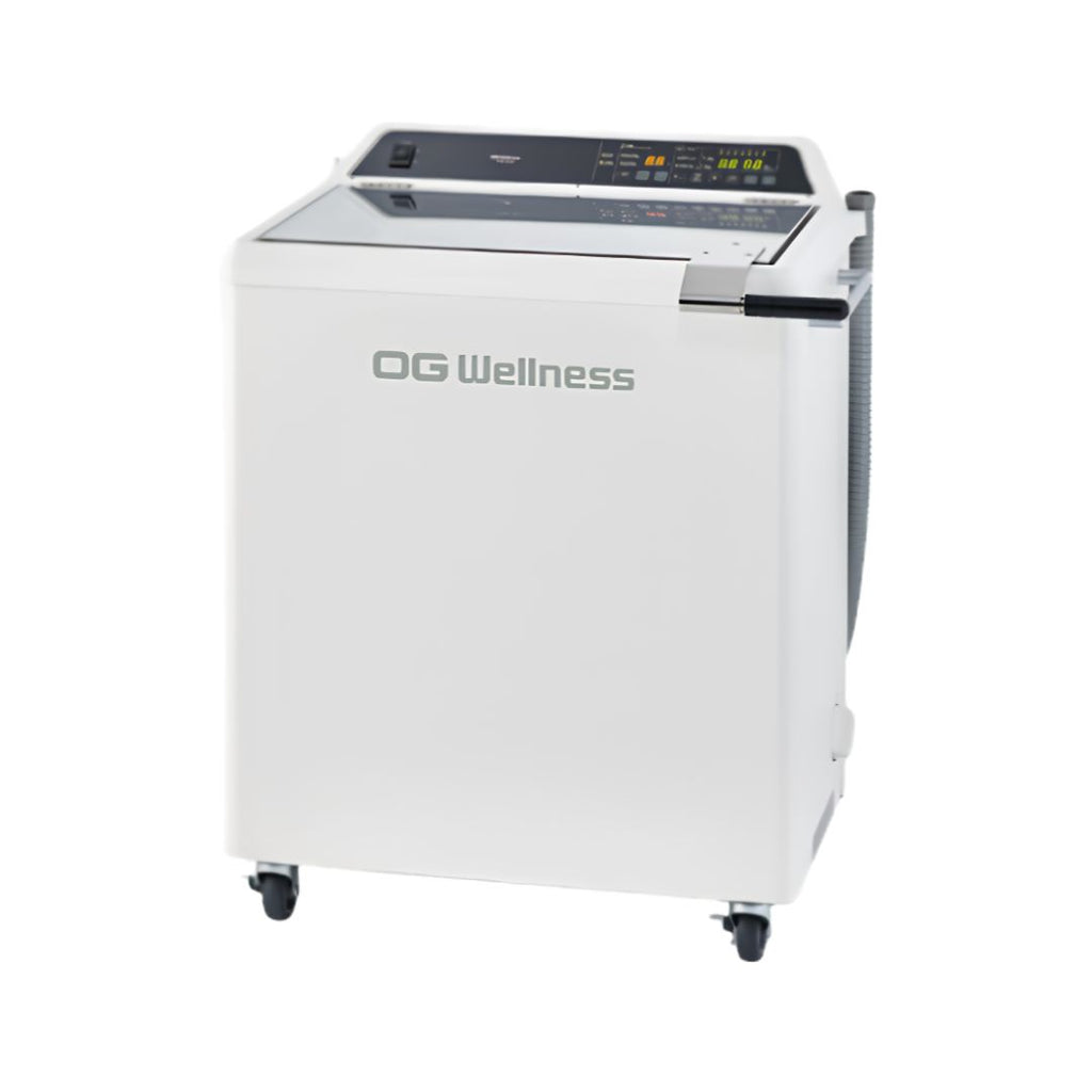 OG Wellness Hydro PACMEL PX-350 hot pack heating unit with digital controls and safety features for therapeutic heat therapy.